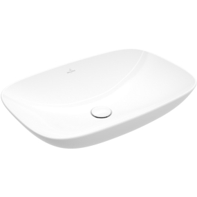 Раковина накладная Villeroy & Boch Loop & Friends 56х38, CeramicPlus, 4A4901R1, из TitanCeram