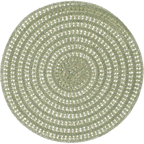 Подложка под тарелку круглая Placemat Nova 38 см, зеленая