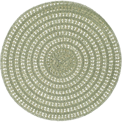 Подложка под тарелку круглая Placemat Nova 38 см, зеленая
