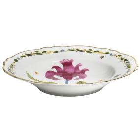 Тарелка глубокая "Цветок" Fabula 23 см