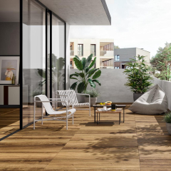 Керамогранит Panaria Nuance 20х120 Nat, Tabac, 9 мм