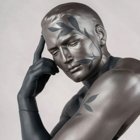 Статуэтка "Отражение природы. Он" 51х29х26 см