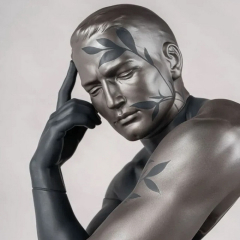 Статуэтка "Отражение природы. Он" 51х29х26 см