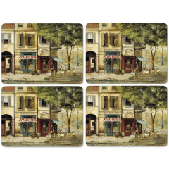 Набор подставок под тарелку Parisian Scenes 29,8х40,1 см, 4 шт