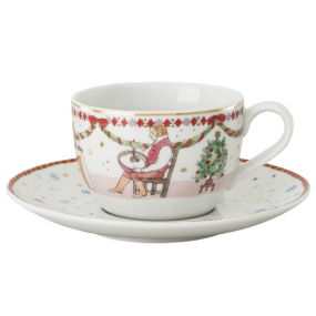 Чашка для капучино с блюдцем Hutschenreuther Christmas feast 220 мл
