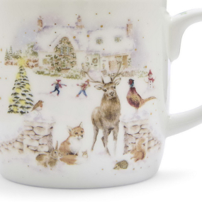 Кружка Wrendale Designs Christmas "Snow Place Like Home 2026" 400 мл