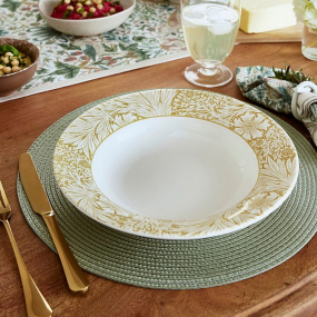 Тарелка для пасты Morris & Co 26 см, декор подсолнух