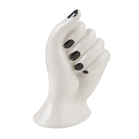Ваза "Ладонь" Mano Nella Mano 14,5 см, черная