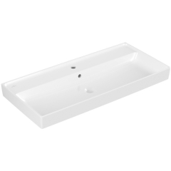 Раковина подвесная Villeroy & Boch Collaro 100х47, CeramicPlus, 4A331GR1, из TitanCeram