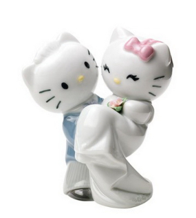 Статуэтка "День свадьбы с Hello Kitty" 11х10х7 см