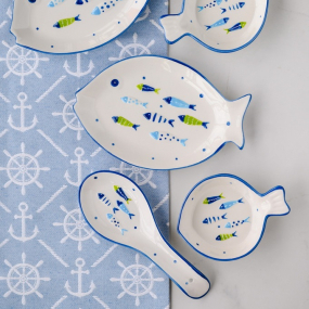 Блюдо Relief Aquatic 26,5х18х3 см