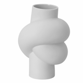 Ваза Node 14 см, цвет белый матовый