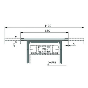 Крепление инсталляции к боковым стенам телескопическое TECEprofil