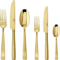 Набор столовых приборов Flat Gold, 36 предметов
