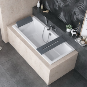 Ванна акриловая Excellent Pryzmat Slim 180x80, с ножками