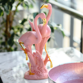 Статуэтка "Розовые фламинго" 33х15х17 см