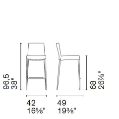 Стул Calligaris Aida CS2017, Taupe