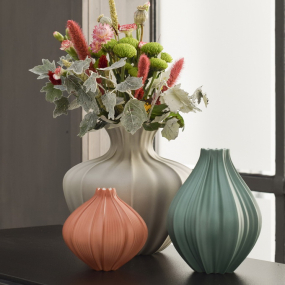 Ваза Bahar 22 см, цвет серый