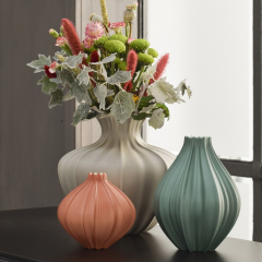 Ваза Bahar 22 см, цвет серый