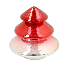 Фигурка "Елка" Christmas Wish 15 см с подсветкой, цвет красный