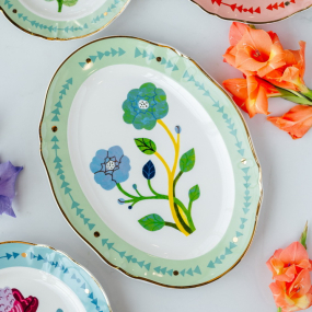 Блюдо овальное Botanica 34 см