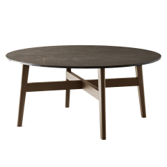 Стол журнальный Calligaris Abrey 90х90 CS5137-B, Matt Bronze