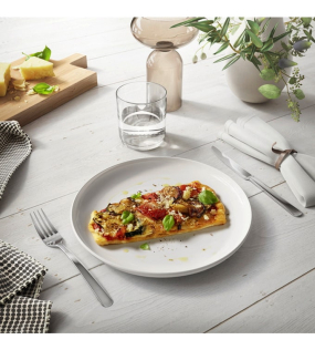 Тарелка столовая Uni 27 см, белая