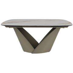 Стол Calligaris Calla 200(296)х100, Calacatta Paonazzo