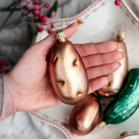 Игрушка на елку "Картошка" 10 см