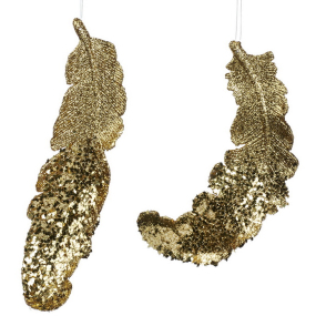 Игрушка на елку "Перо" 14,5 см, в ассортименте