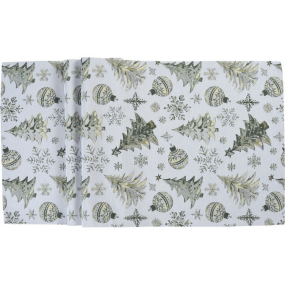 Скатерть-дорожка Crystal Tree 40х100 см, цвет белый