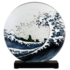 Ваза круглая "Большая волна" 33 см