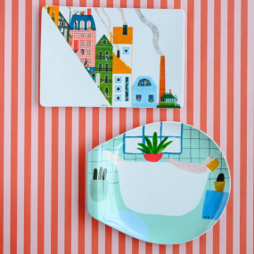 Блюдо фигурное by Yuxing Li декоративное 31,9х27,4 см