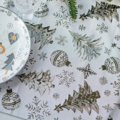 Скатерть-дорожка Crystal Tree 40х100 см, цвет белый