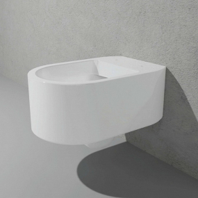 Унитаз подвесной Flaminia Astra 52х36 AS118G,  с сиденьем, белый