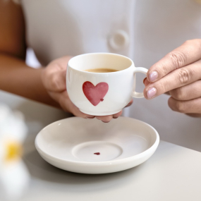 Блюдце для чашки для эспрессо With Love 12 см