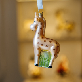 Елочная игрушка "Жираф" 11 см