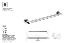 Полотенцесушитель Margaroli Arcobaleno 521/4, электрический, медь