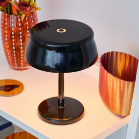 Лампа настольная Zafferano Sister Light Mini 17 см, черная