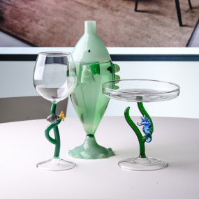 Блюдо на ножке Marine Garden 17 см