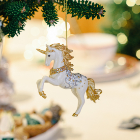 Елочная игрушка "Единорог/ Пегас" 12,7 см, в ассортименте