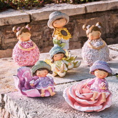 Фигурка "Девочка с камелией" 14 см