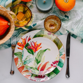 Набор посуды на 6 персон Madison Tropicalia, 18 предметов