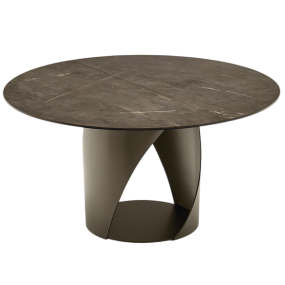 Стол Calligaris Cyclone 140(190)х140, Bronze