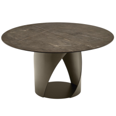 Стол Calligaris Cyclone 140(190)х140, Bronze