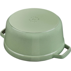 Кокот круглый La Cocotte 28 см / 6,7 л, цвет шалфей