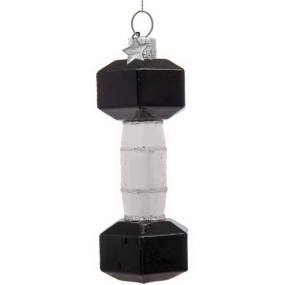 Елочная игрушка "Гантель" 10,5см