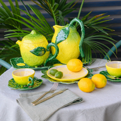 Чашка чайная с блюдцем Lemon 267 мл