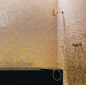 Мозаика стеклянная Bisazza Le Sfumature 32,2х258,8, New Ambra, 4 мм