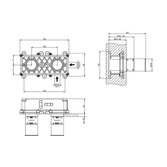 Внутренняя часть Gessi Universale 63397.239 смесителя